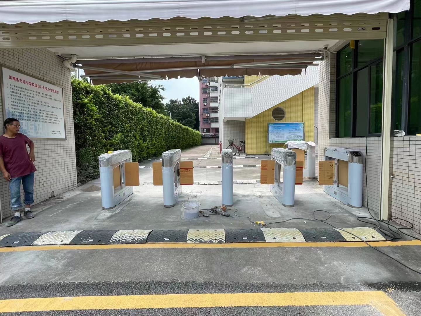 广州市增城区派从路36号智能监控及网络项目安装广州咏晨安防